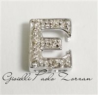 Saccolongo - Via Roma, 59 - Charm Elements in Oro bianco Diamante 0.02 Ct DCHF3319E.002 - DCHF3319E.002